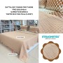 ETEHOMETEX ÇİFT KİŞİLİK HAVUZLU PİKE TAKIMI BEJ 8696474231880